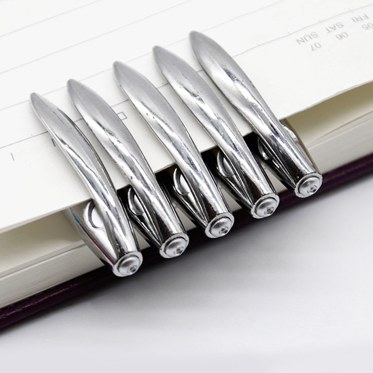 Yalong Cross-border hot-selling silver 0.7mm ballpoint pens, high-quality ballpoint pen promotional stationery Item Picture