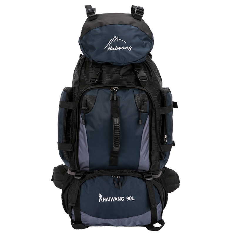 Cross-border men's and women's outdoor sports wholesale 90L large-capacity new backpacks, hiking bags, travel bags and luggage bags