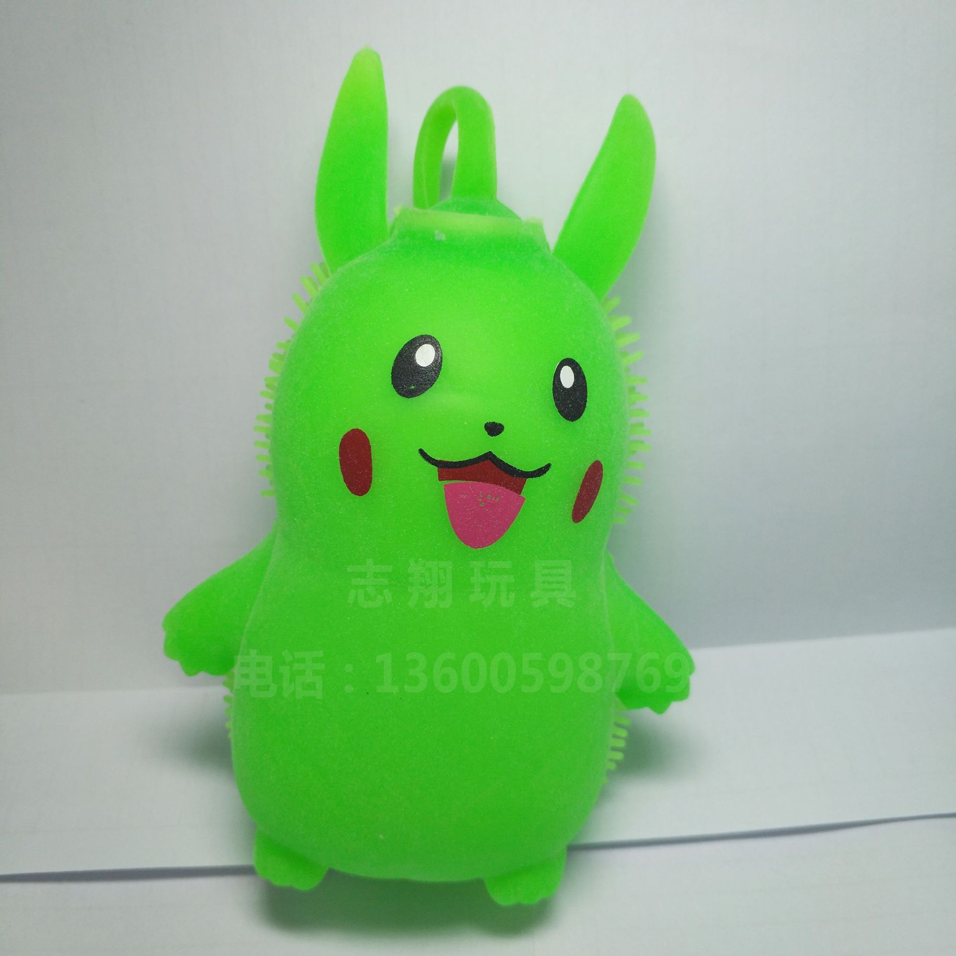 Pika Bing Fluffy Balls, soft and shiny, street stall night market, children's toys, fluffy balls are selling well. Factory direct sales, relieve stress details Picture