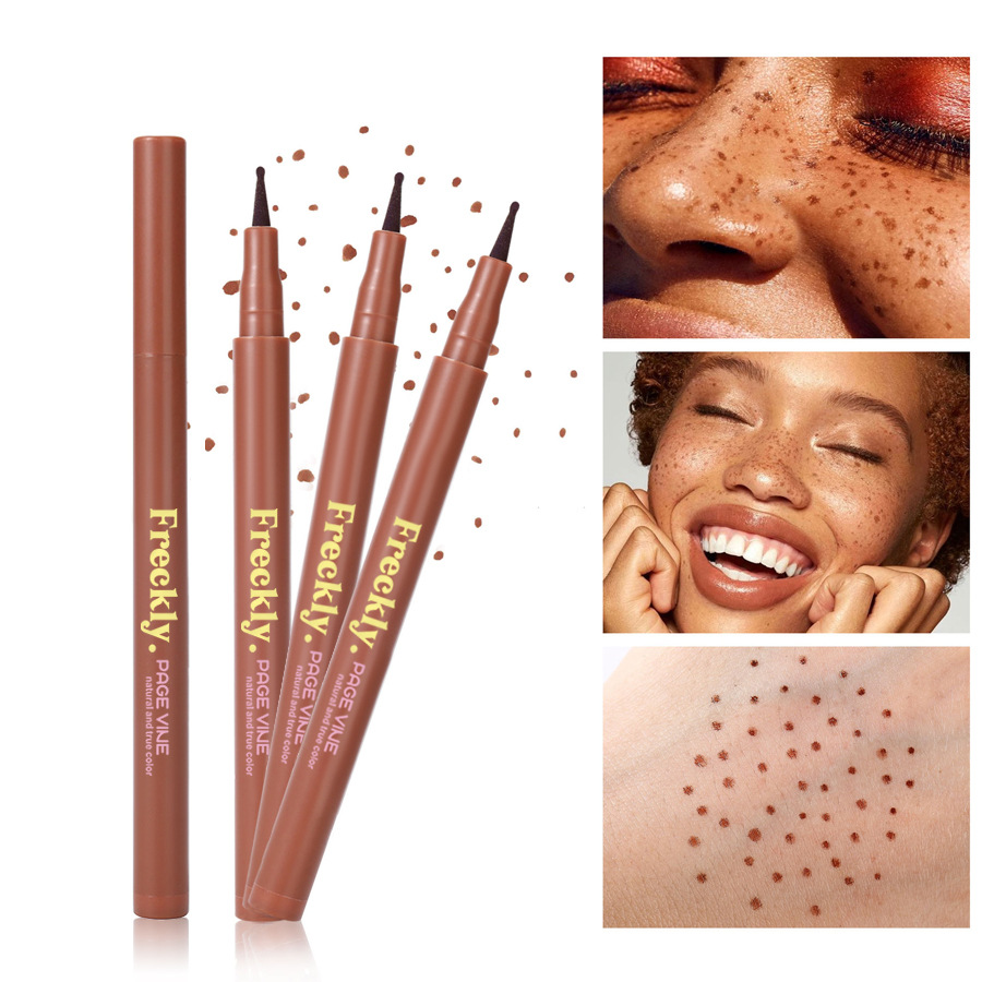 Cross-border makeup PAGE VINE European and American bestseller Natural freckle Masking Pen, realistic and not easy to fade freckle makeup pen Specification image