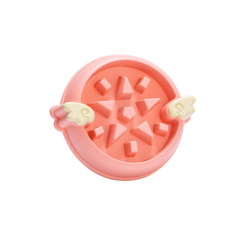 Wholesale pet supplies in stock: dog bowls, angel slow food bowls, anti-choking and anti-knocking cat and dog food bowls, feeders, cat food utensils Item Picture