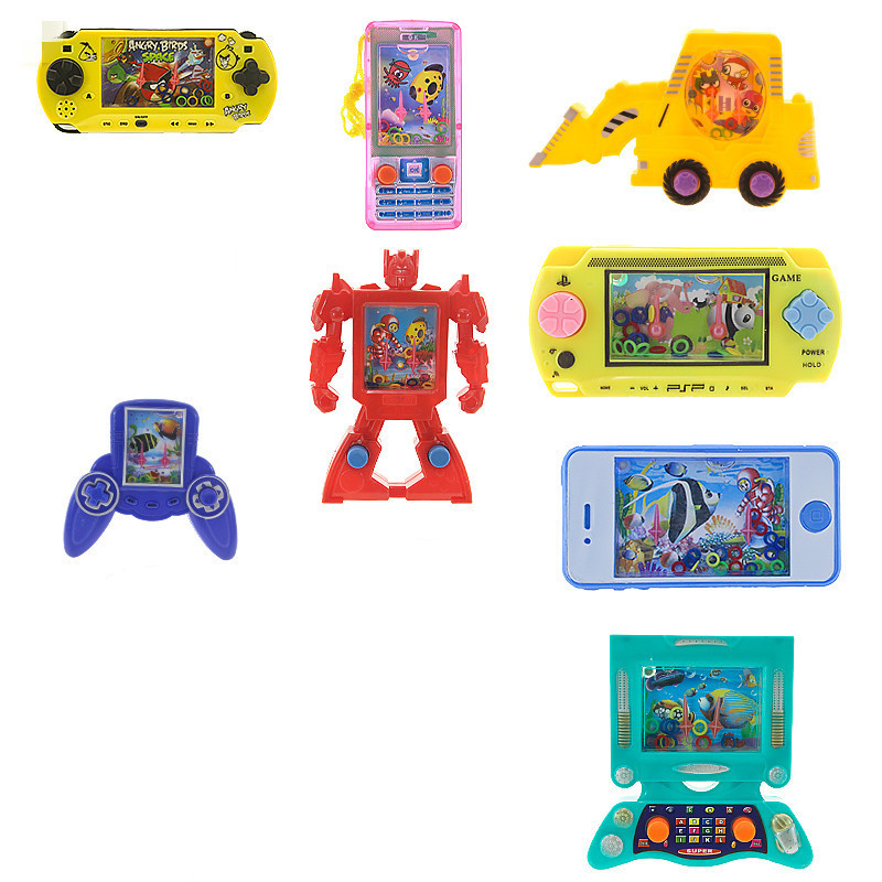 Direct sales of children's game water dispensers, nostalgic educational toys for the 80s generation, hot-selling button ring-toss water dispensers at street stalls details Picture