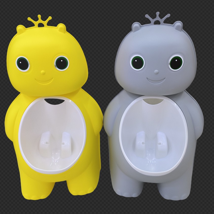 Cartoon little yellow duck milk dragon children's training standing urinal, boys' toilet bowl, wall-mounted toilet Specification image