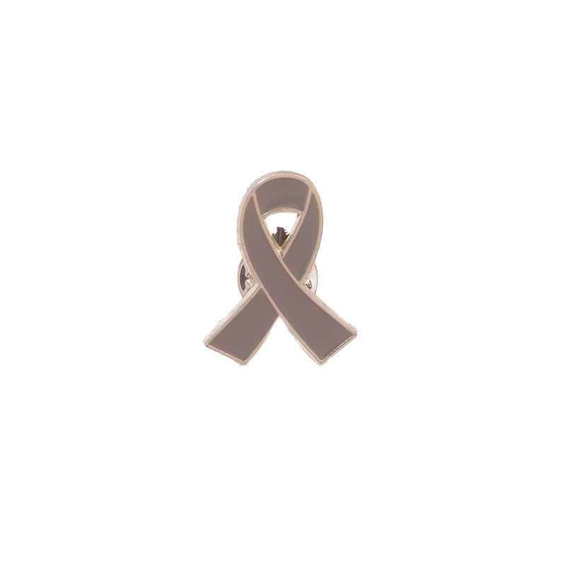 Transfronterizo venta caliente internacional vih rosa arco broche aleación material botón servicio público voluntario insignia cinta cinta Item Picture