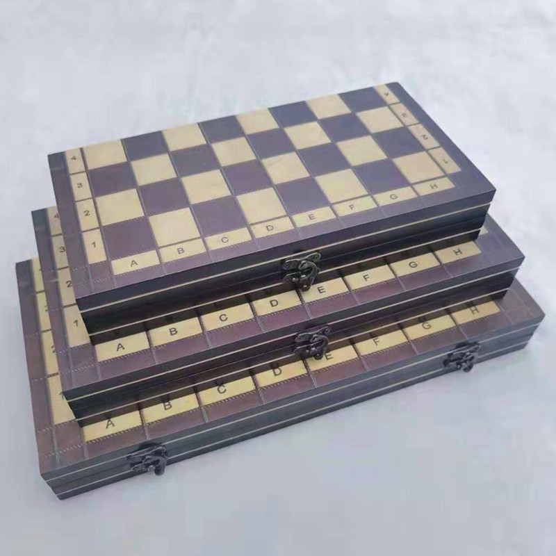 New solid wood chess magnetic 2-in-1 wooden chess, hot sale on Amazon, wholesale in stock, export wooden Item Picture