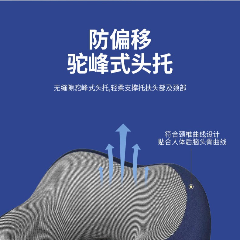 新款记忆棉u型枕护颈枕凉感旅行脖枕办公室出差飞机靠枕u形枕 Application Scenario