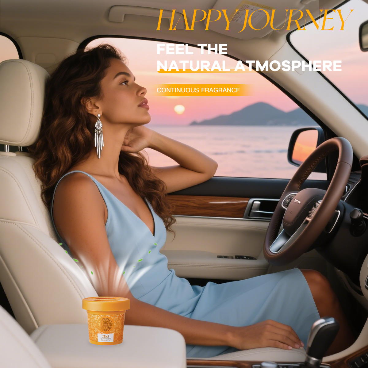 【 Cross-border Exclusive 】FORMBO Car Aromatherapy: Fresh Air, Odor Removal, Long-lasting Fragrance, Light Car Aromatherapy details Picture