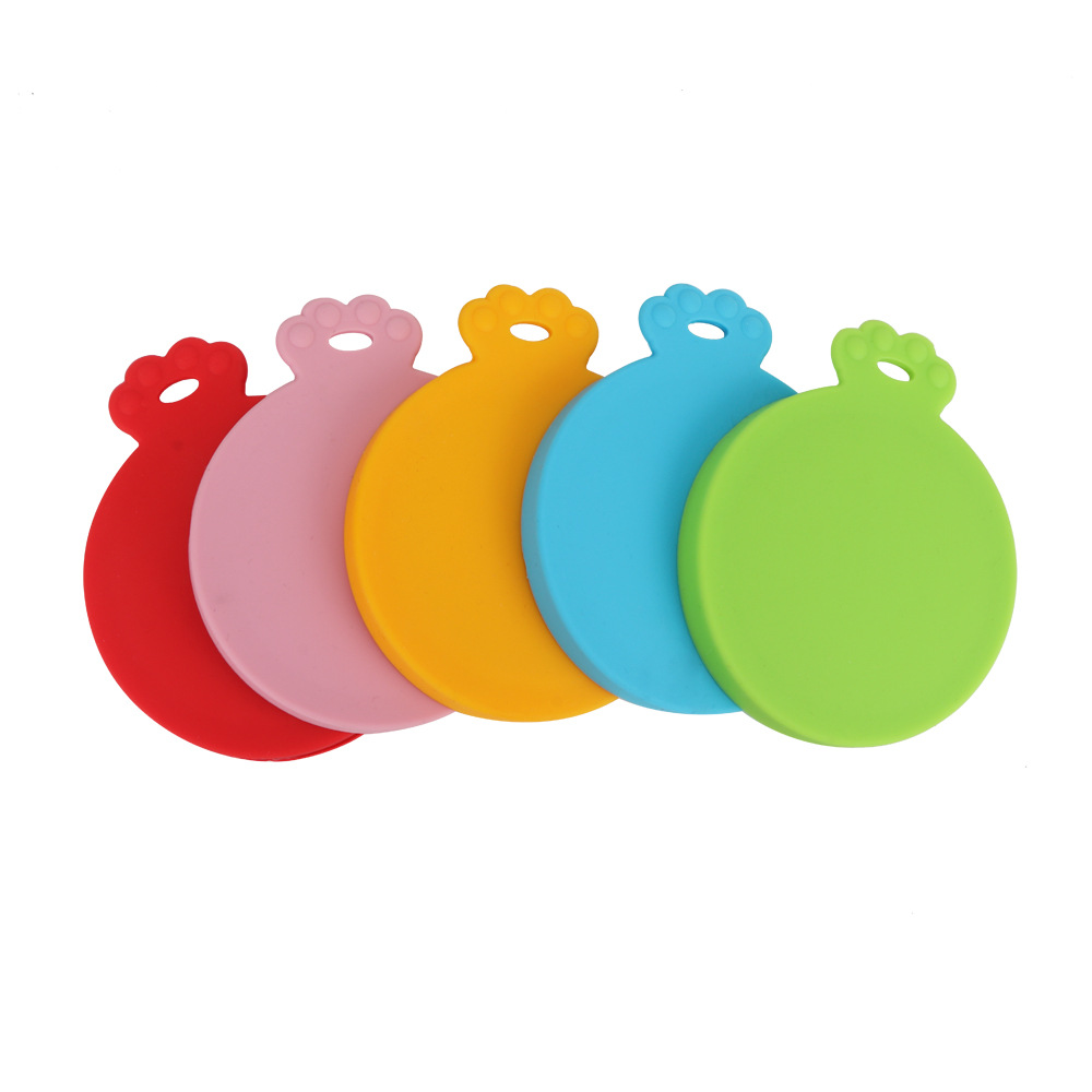 Cross-border pet supplies: Silicone dog food, cat food, can LIDS, fresh-keeping LIDS, three-piece sealing LIDS, factory direct sales details Picture