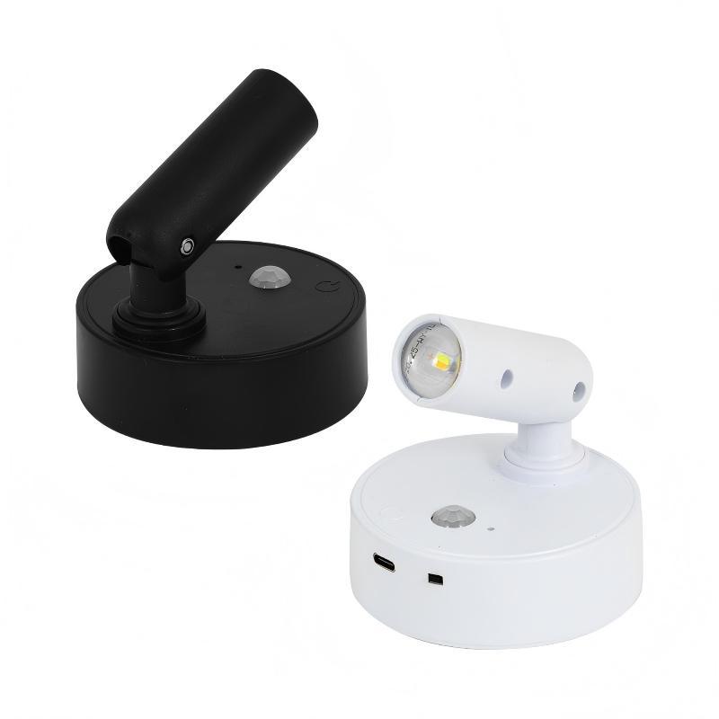 The small hill induction spotlight and magnetic induction wall lamp are intelligently controlled, with multi-angle flexible adjustment and various light colors available for adjustment Item Picture