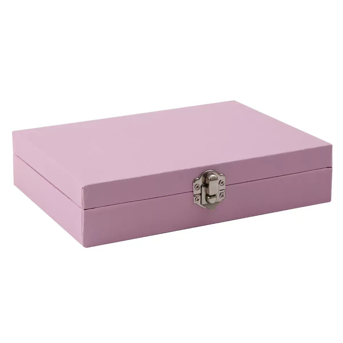 2026 Anti-oxidation Internet Celebrity Bestseller Single-layer jewelry box Portable jewelry ring Stud jewelry packaging box Item Picture
