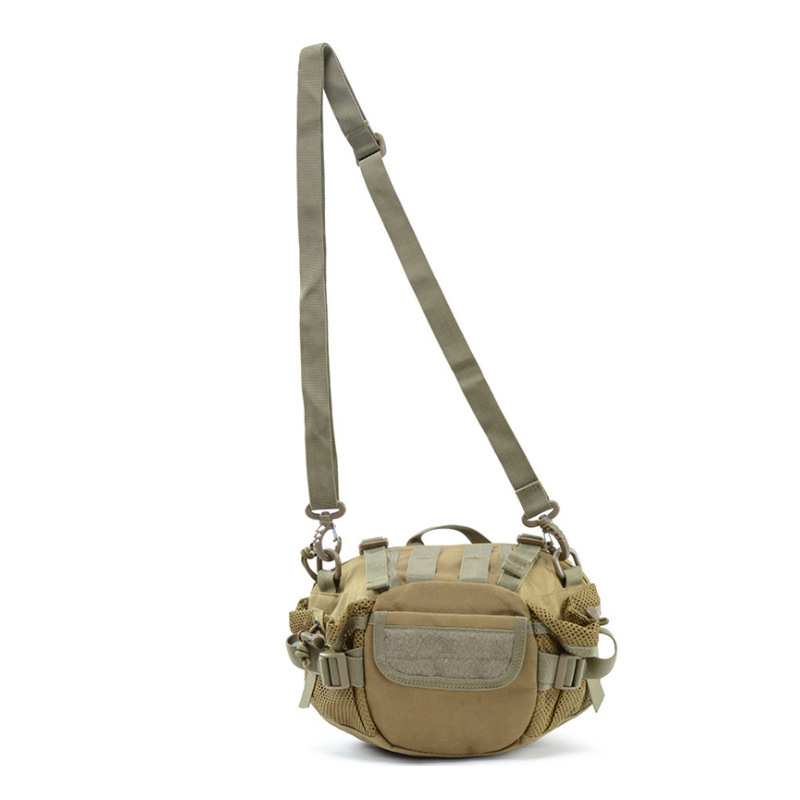 Wholesale of Yitu men's multi-functional mobile phone sports single-shoulder crossbody bag, waterproof camouflage outdoor tactical bag and waist bag