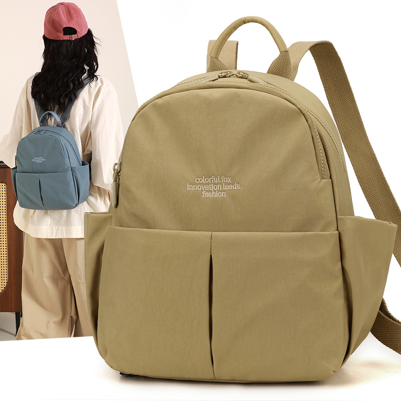 Lightweight backpack for women, large-capacity casual and fashionable travel backpack, outdoor Oxford cloth backpack Item Picture