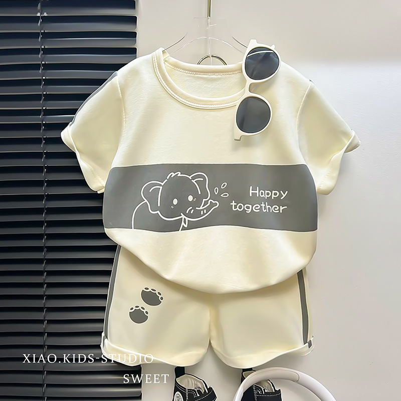 童装/童装女童短/婴儿纯棉套装礼盒/服装/宝宝套装夏季细节图