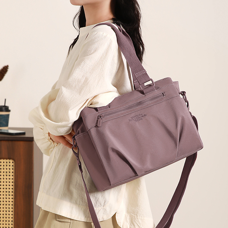 New handbag style: women's single-shoulder bag, multi-layer crossbody bag, large-capacity tote bag Specification image