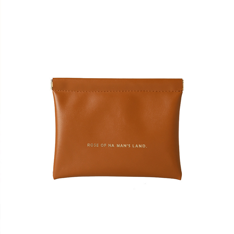 Data cable storage bag, high appearance level, wired earphone pocket, automatic closing spring piece, cosmetic mouth, red envelope wholesale Item Picture