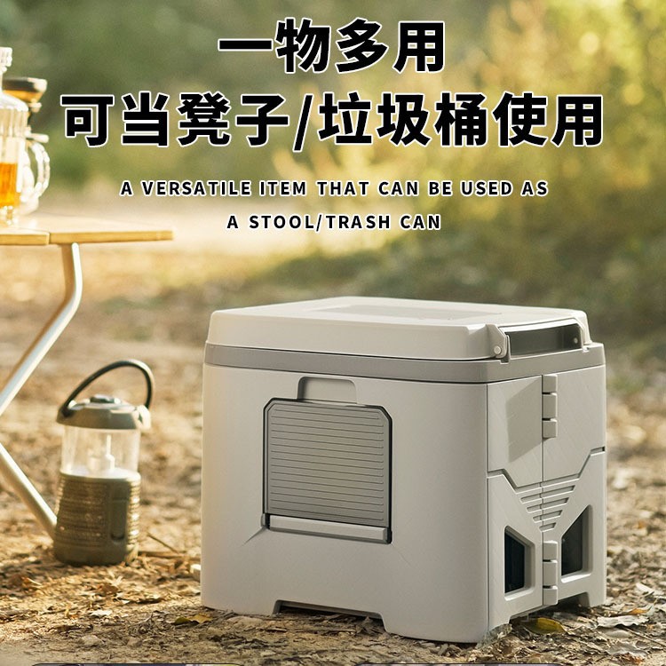 New cross-border folding toilet, vehicle-mounted emergency camping toilet stool, adult portable anti-odor outdoor RV toilet details Picture