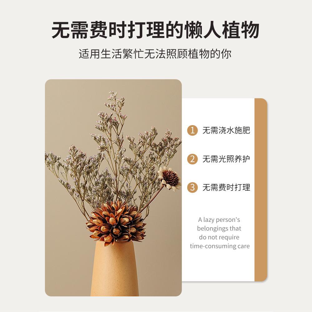 2026 Healing dry flower vase, small decorative item, living room coffee table, entrance hall sideboard, TV cabinet, high-end flower arrangement decoration Application Scenario
