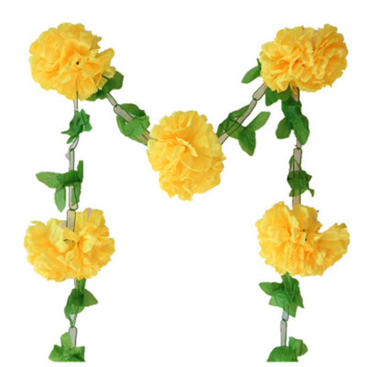 清明花仿真菊花藤条假花藤蔓木棉花祭祀扫墓上坟祭祖墓碑拉花批发