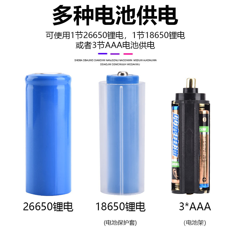 手电筒、手握式电筒实物图