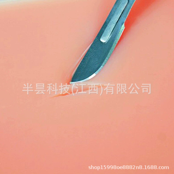 Orange rectangular pads for medical teaching AIDS, medical models, acupoint models, and teaching demonstration tools Application Scenario