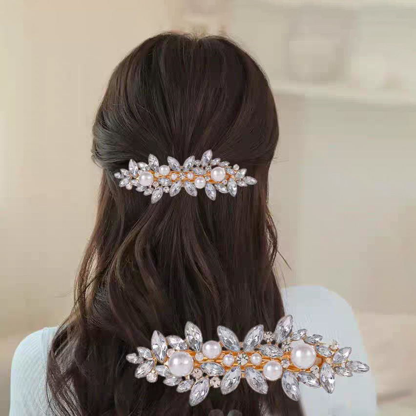 2026年新款大号麦穗发夹女发卡后脑勺盘头发鲨鱼夹子头饰网红抓夹