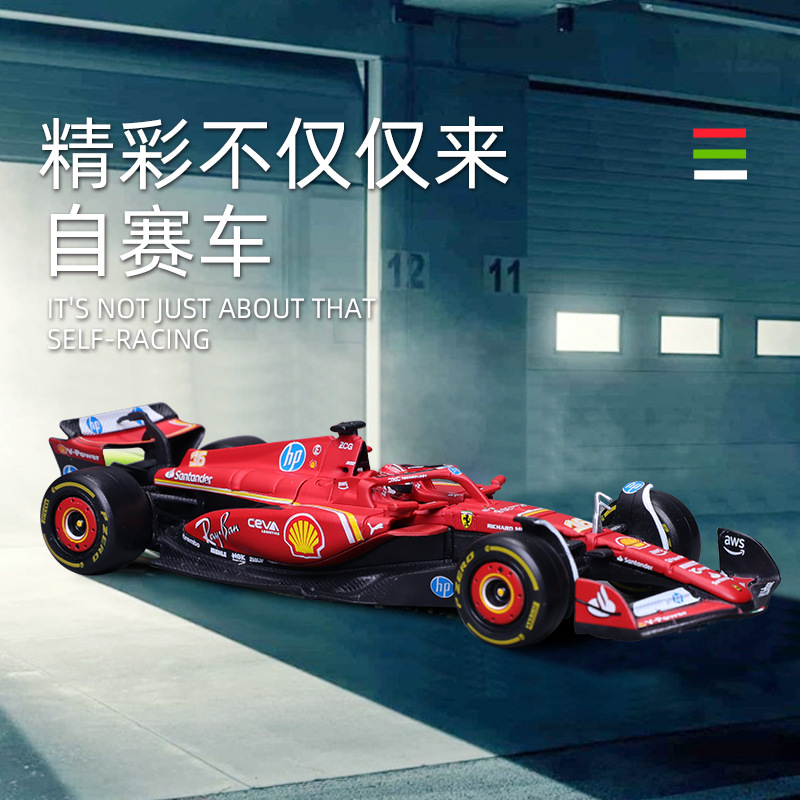 2024 1:43 scale replica Ferrari F1 car model SF-24 metal racing toy car model alloy wholesale Specification image