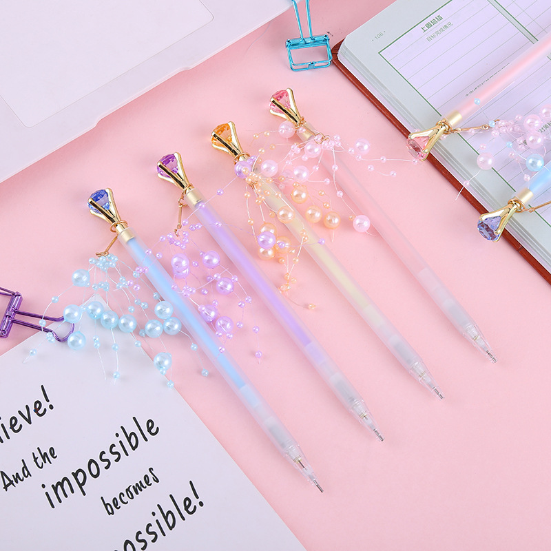 Oufeiya 5380 Diamond and Pearl Pendant, Activity Pencil, Cute and girlish heart Pendant, Mechanical pencil, Office stationery Oufeiya 5380 Diamond and Pearl Pendant, Activity Pencil, Cute and girlish heart Pendant, Mechanical pencil, Office stationery