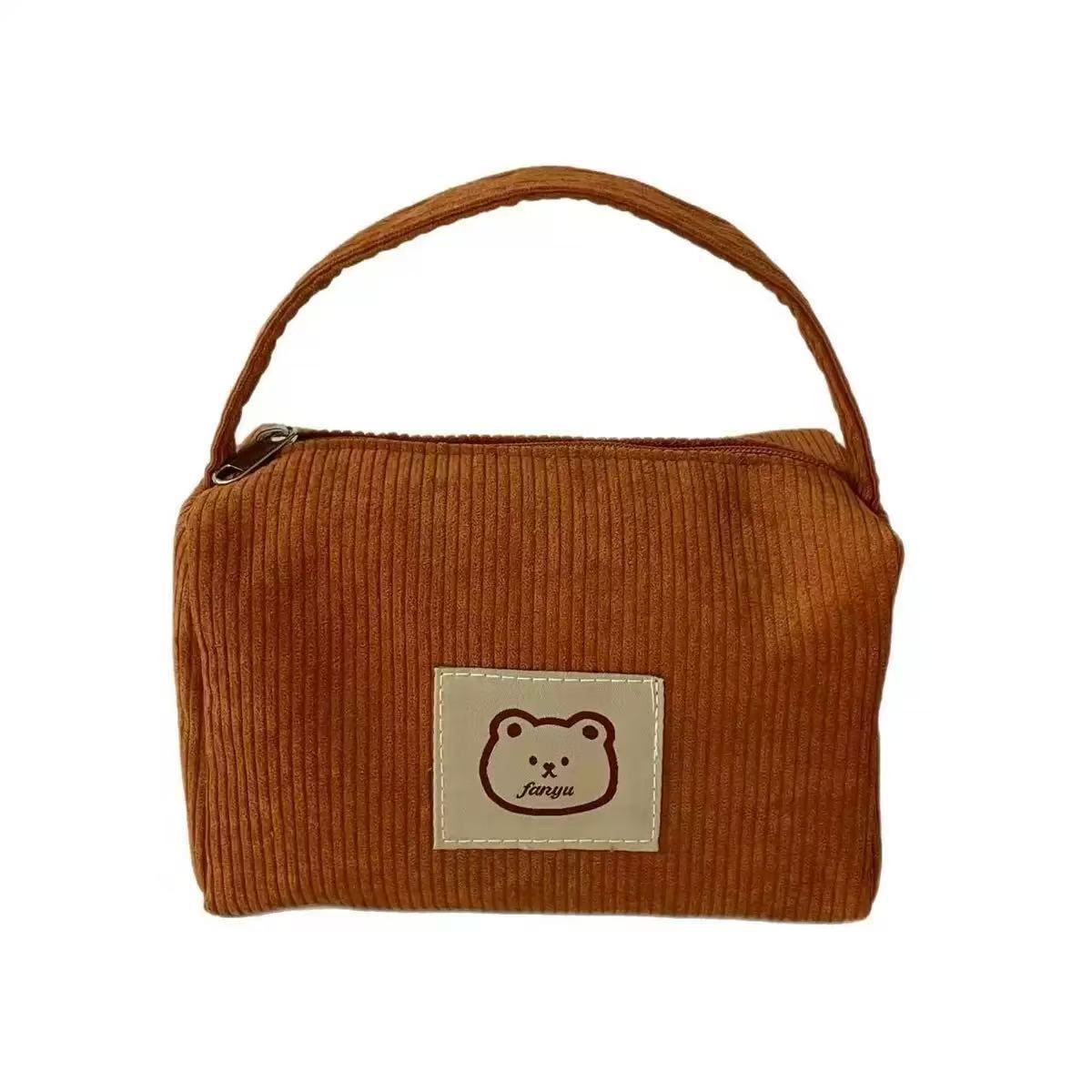 A new large-capacity corduroy bag for women, a versatile single-shoulder crossbody bag for autumn and winter, and a high-end pillow bag for women Item Picture