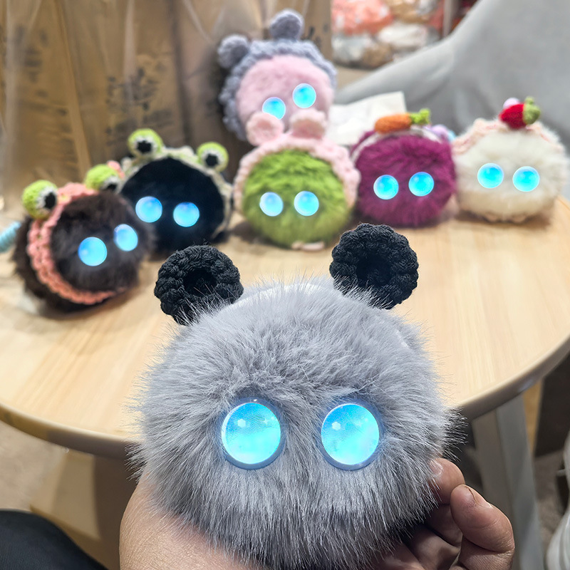 跨境新款ai玩具桌伴毛绒玩具芙ai智能对话崽国际通用66国