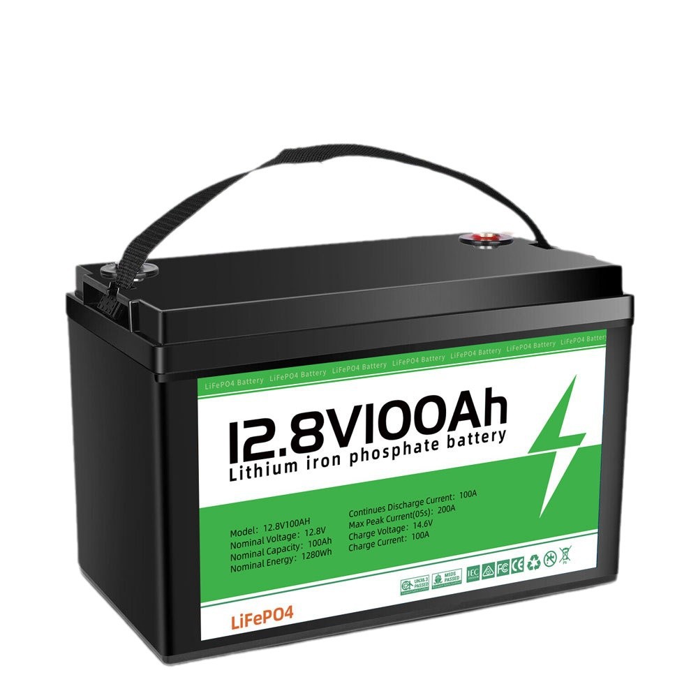 12V lithium iron phosphate battery pack 12V100Ah 24V200Ah lead-acid to lithium battery solar RV battery Item Picture