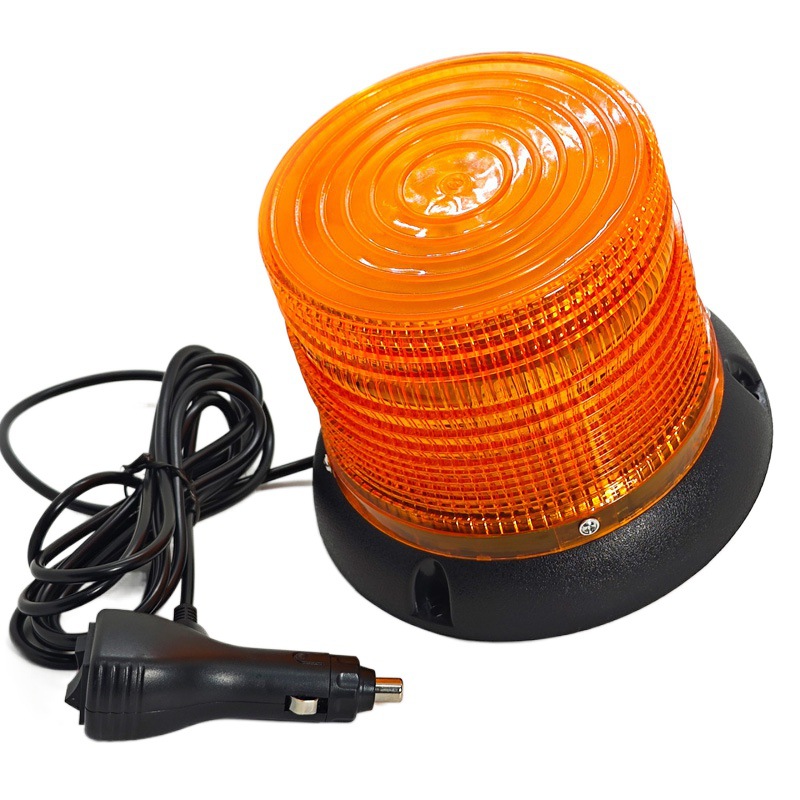 Vehicle-mounted magnetic warning light, 54LED stroboscopic ceiling light, high-brightness strobe light, forklift, truck and school bus signal light Application Scenario