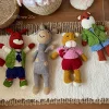 Lulu kitty Hello kiity crochet dolls, cartoon animal dolls, hand-crochet gifts, creative dolls Specification image