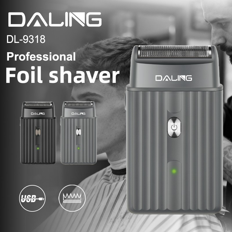 DALING darling 9318 profesional hombre afeitadora cabeza calva blanqueador artefacto USB recargable de alta potencia red de cuchilla única