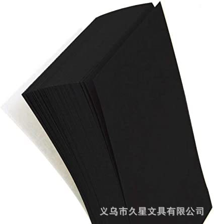 Black eye-catching reminder sticky notes, black paper notes, wholesale student stationery, Morandi high-end gray and black 50 pieces Item Picture