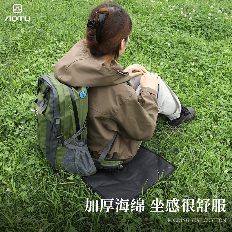 户外折叠坐垫便携防水加厚防潮地垫登山子草地露营徒步隔凉野餐垫细节图
