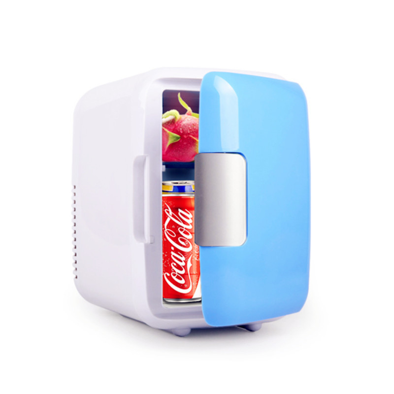 4L mini car-mounted small refrigerator, suitable for both car and home use, with refrigeration, preservation, heating and insulation functions. It can be printed with a LOGO Item Picture