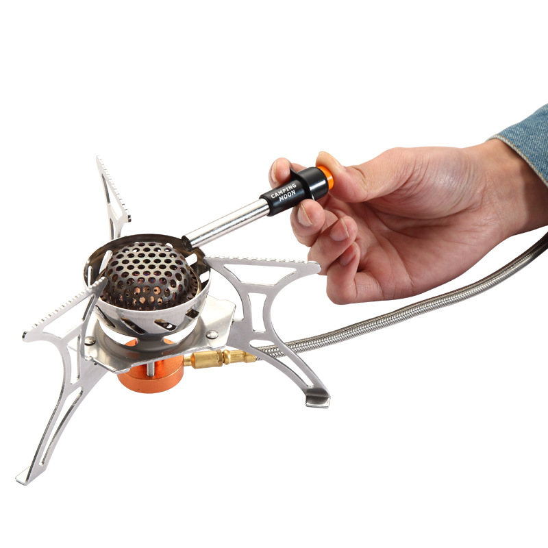 颜色随机便携式雷电点火器无火焰炉头电子打火打火器压电户外白底实物图