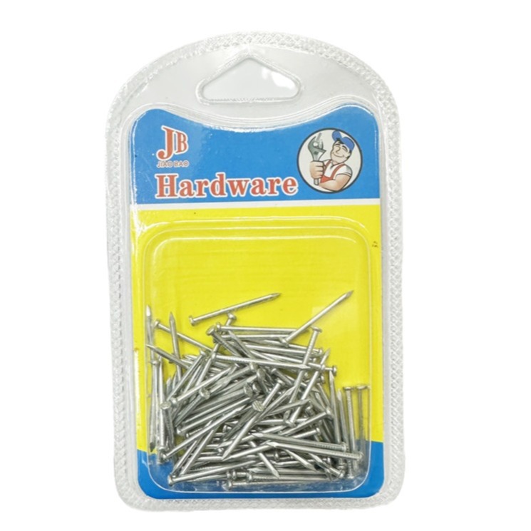 Factory wholesale of hardware, supermarket type iron nails, household iron nails, wooden nails, round nails, foreign trade supermarket iron floor nails Item Picture