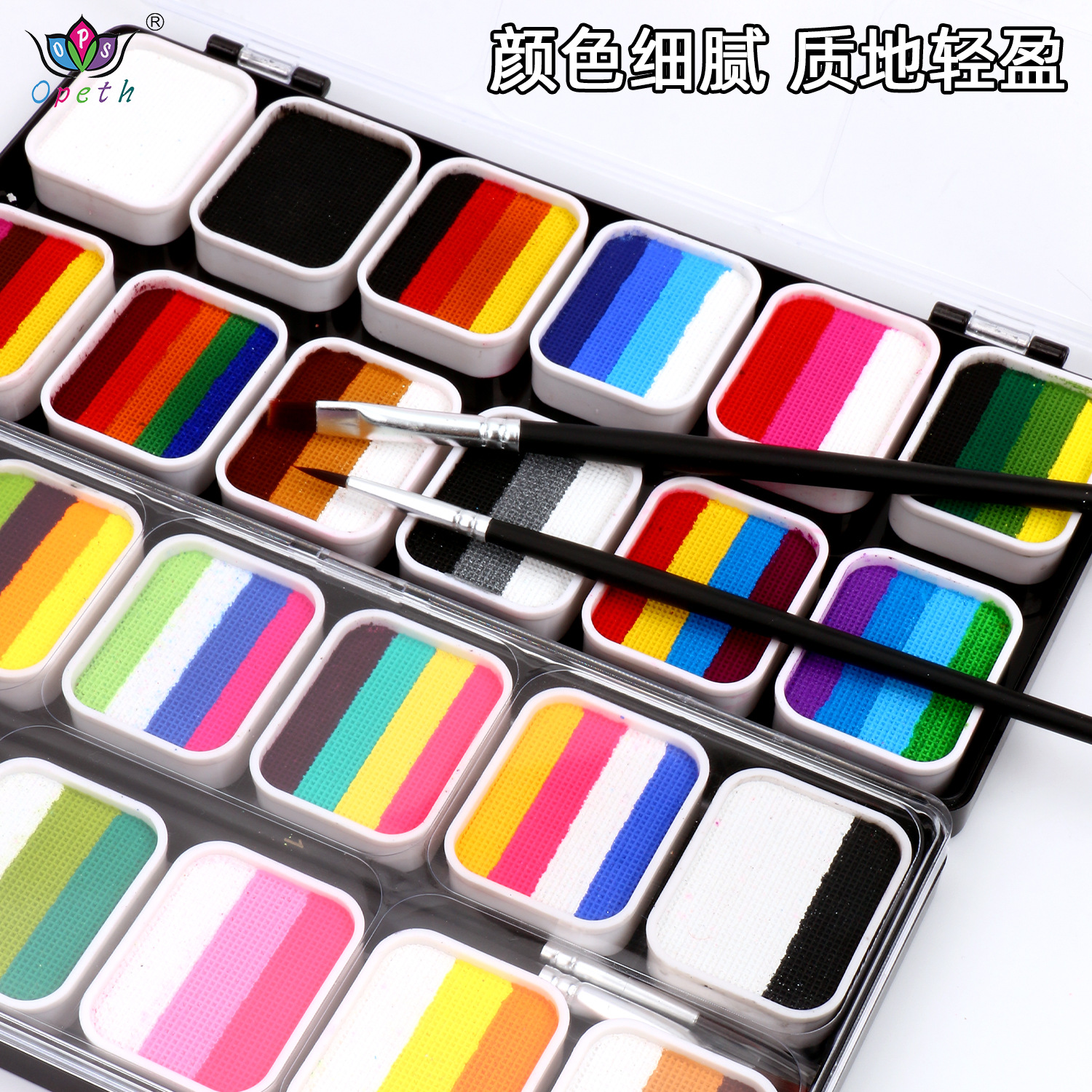 Wholesale of multi-color water-soluble facial paint, water-soluble body paint, stage makeup pigments, cross-border multi-color water-soluble face paint manufacturers Application Scenario