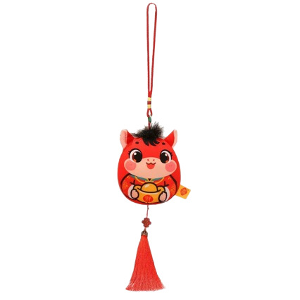 2026 Year of the Horse mascot plush toys, pendants, keychains, annual meeting event gifts, dolls, printed logos Item Picture