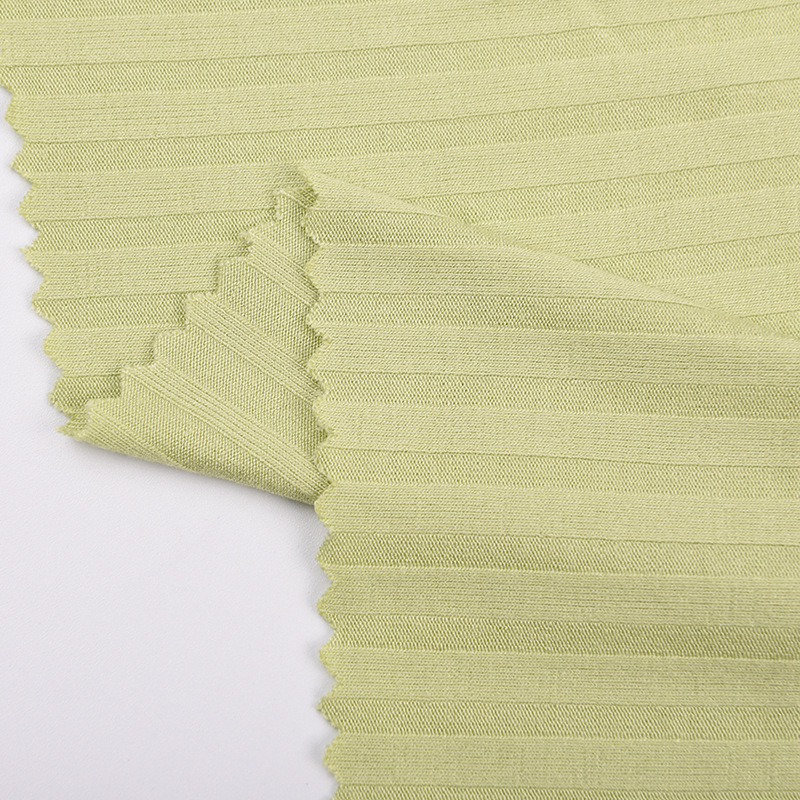 莫代尔人棉8*5罗纹随心裁40S现货坑条无痕睡衣家居服针织弹力面料