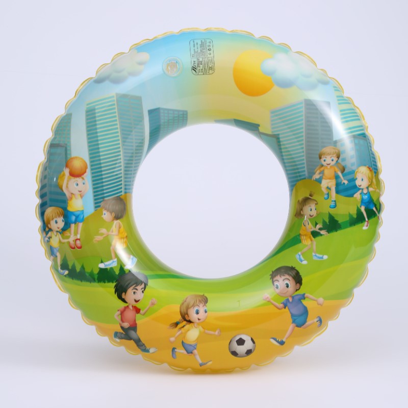 芳达厂家直供儿童萌趣多彩畅游海洋加厚浮力游泳圈运动冲浪探险