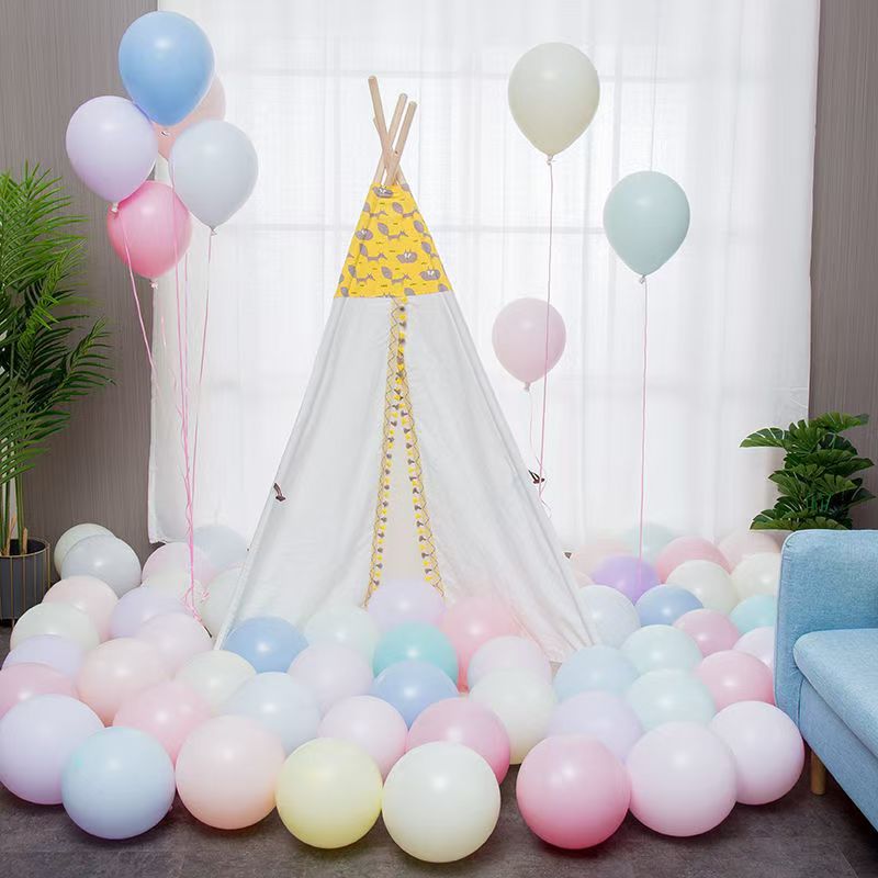 Macaron balloons, colorful mixed thickened balloons, children's first birthday scene decoration, atmosphere decoration balloons Application Scenario