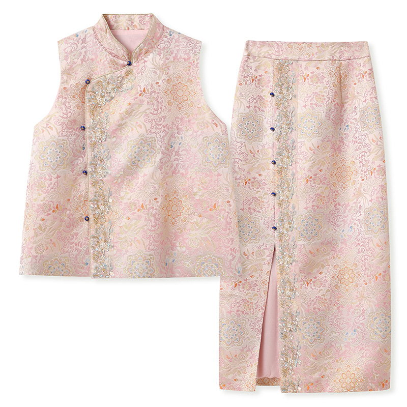 晚礼服/礼服裙/婚庆花女长款气质/大衣女装/秀禾服v领白底实物图