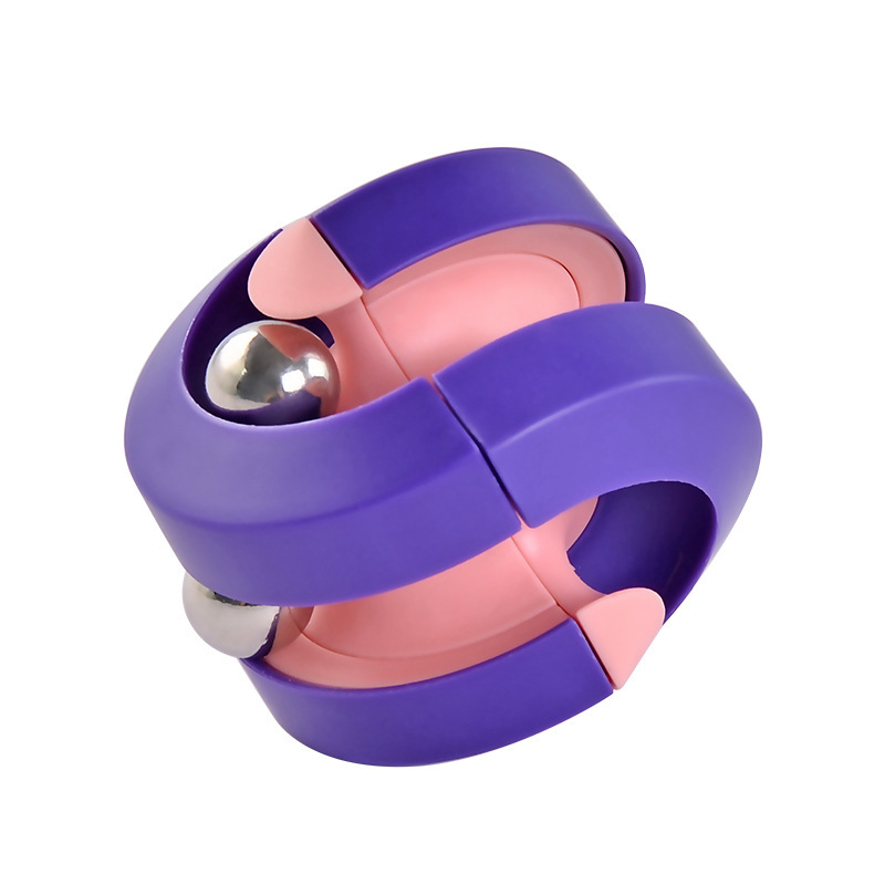 A best-selling educational ball bearing stress-relieving gyroscope toy, track Rubik's Cube, pinball, finger gyroscope, creative, novel and unique intellectual play Item Picture