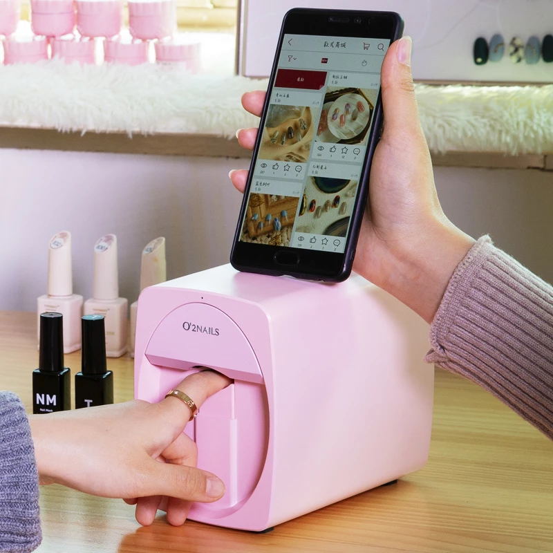 shanilak Smart Nail Art Painting Machine, Portable nail printer, mini nail printer, Self-service M1