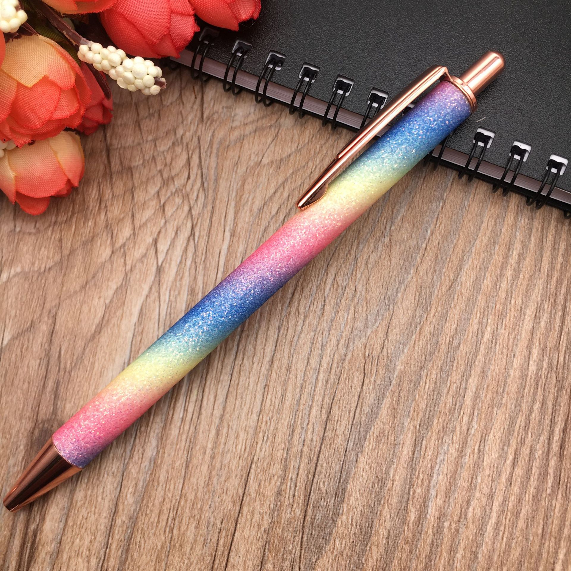 Copper all-metal ballpoint pens, press cover pens, advertising pens, gift pens, metal pens in stock Application Scenario