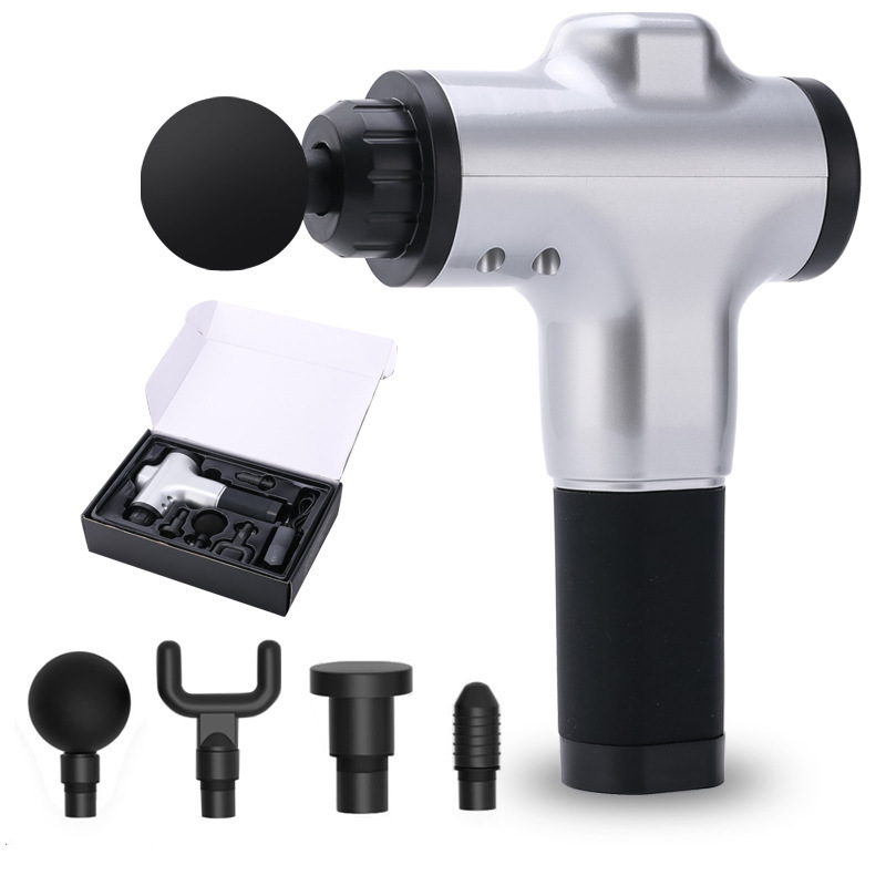 Multi-functional muscle massage gun, fascia gun, electric relaxation massage, handheld home fitness abdominal muscle fitness equipment details Picture