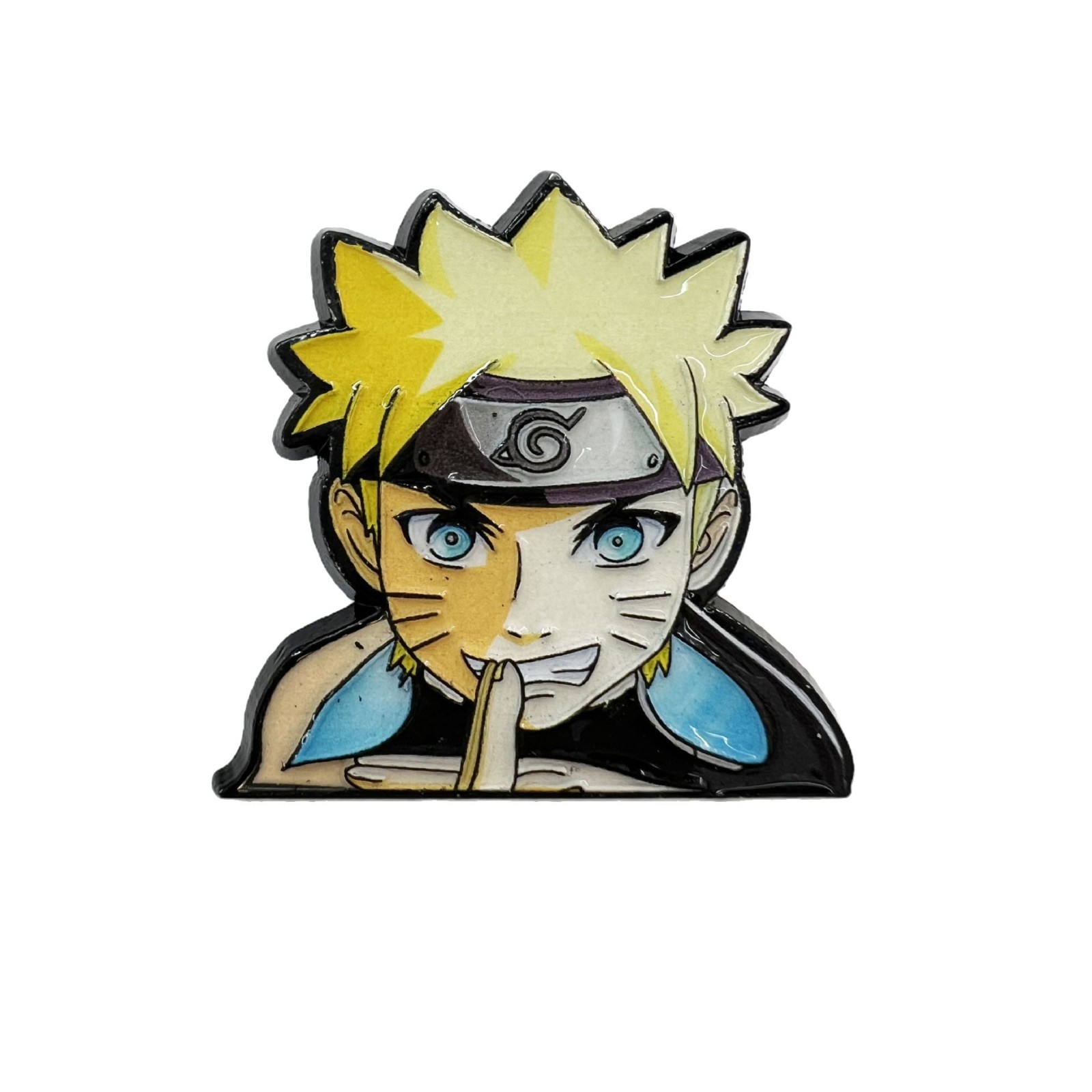 卡通动漫火影忍者周边合金徽章动漫人物周边背包装饰合金别针定制白底实物图