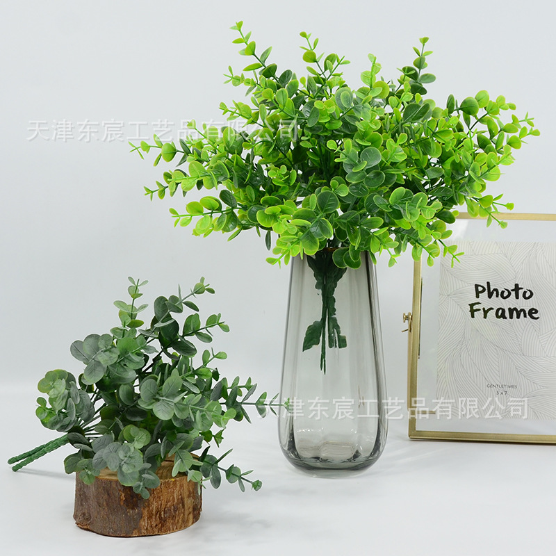 仿真花DIY发饰配件/假花/5朵塑膠花/仿真花/假花批发细节图